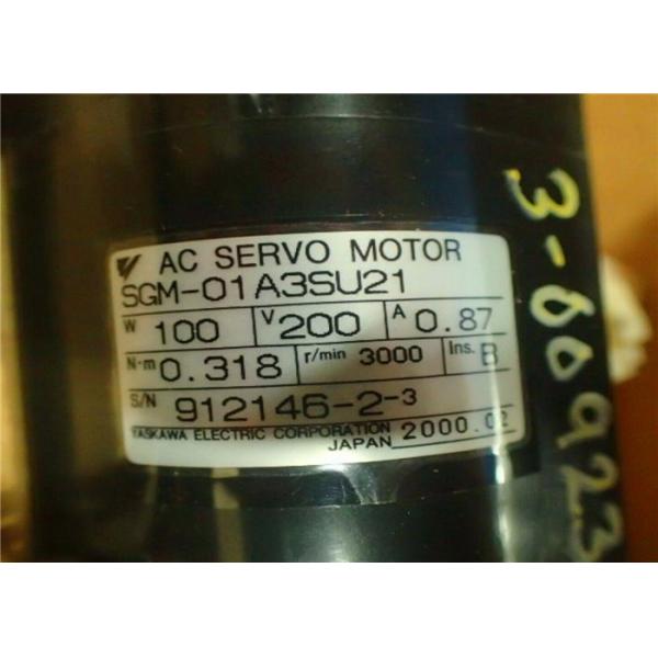 Quality SGM-01A3SU21 Yaskawa AC Servo Motor 0.87AMP For Light Emitting Diode for sale