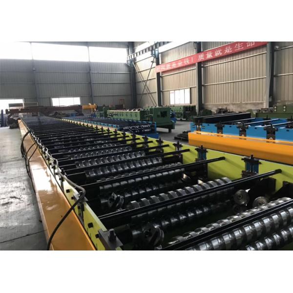 Quality Steel Sheet Floor Deck Tile Roll Forming Machine / Metal Deck Roll Forming for sale