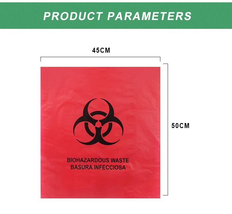 121 Degree Autoclavable Biohazard Plastic Bags with Heat Seal and ...
