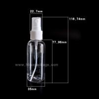 China Wholesale transparent 15ml 30ml 60ml PET plastic cosmetic airless bottle factory