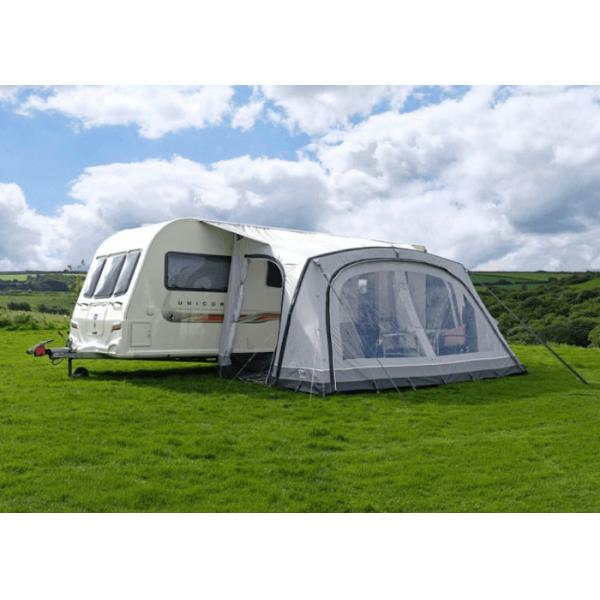 Quality Waterproof PU3000MM Outdoor Roof Top Tent Grey Oxford RV Awning 350X250X240CM for sale