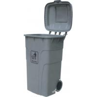 China Standing Outdoor Ashtray Waste Bin 100L 120L Heavy Duty Plastic factory