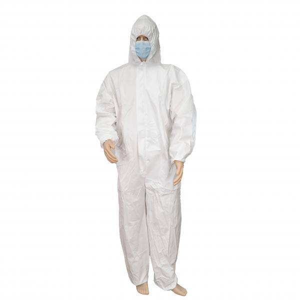 Quality Breathable Lightweight Disposable Microporous Coverall For Hospital for sale