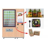 China Winnsen Juice Salad Vending Machine , Healthy Food Vending Locker With Lift System factory