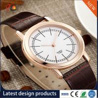 China wholesale Pu watch Round dial alloy case quartz watch fashion watch concise style pu strap elegant style factory