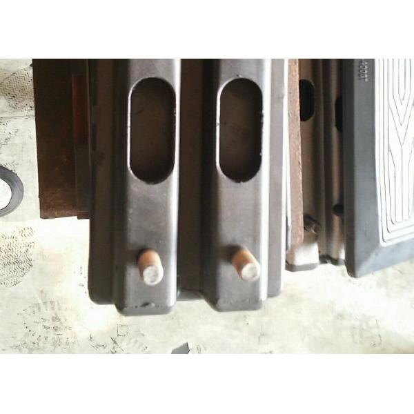 Quality 260bk Rubber Track Pads / Bolt - On Construction Steel Excavator Tracks for sale