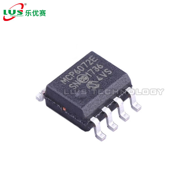 China CMOS MCP6072T-E-SN Precision SMD Amplifier ICs 1.8V - 6.0V factory