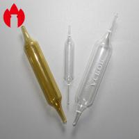 Quality Form A Clear Or Amber Medical 1ml Injection Glass Ampoule for sale