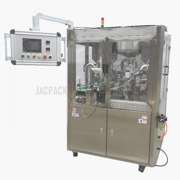 Quality 10ml-1000ml Bubble Tea Plastic Cover Machine With ≤±1% Filling Accuracy for sale
