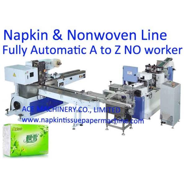 Quality Steel To Paper Embossing Napkin Paper Making Machine for sale