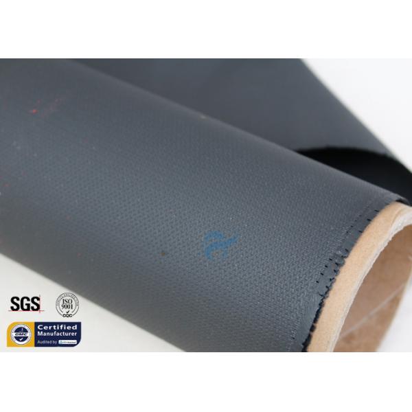 Quality Black Heat Thermal Insulation Materials 0.43MM 530GSM Acrylic Fiber Glass Fabric for sale