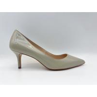 china Soft Patent Leather Women Pumps Shoes Bone 3cm Pointed Toe Low Heel Pumps