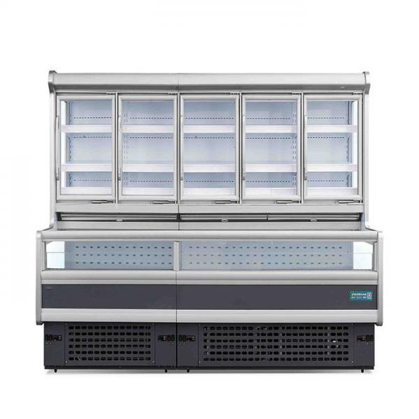 Quality CE Combined R404A Upright Refrigerated Display Case for sale