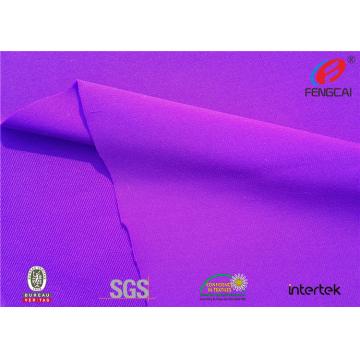 Quality Bleach White Teansparent Nylon Elastane Fabric , Purple Nylon Spandex Material for sale