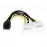 China Molex 6 Pin Cable PCI Express Video Card 'Y' Splitter Power Adapter Converter factory