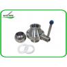 China High Sanitary Ball Valves , Stainless Steel Butterfly Valve For Beverage Industry factory