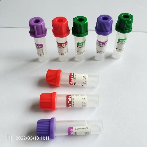 Quality No Additive Red Microtainer 0.5ml Pediatric Blood Collection Tube for sale