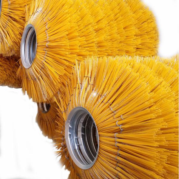Quality PP Bristle Industrial Round Road Sweeper Brush Eco Friendly for sale