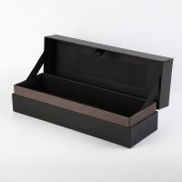 China Single luxury Wine brandy whisky champagne Bottle Gift Box High End Glass Packaging cushion box factory