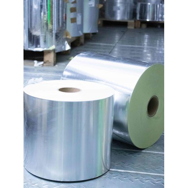 Quality Matte Silver PET Self Adhesive Sticker Paper Roll 25u Surface Thickness Hot Glue for sale