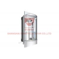 China 630kg Machine Room Less Elevator Home Glass Door Elevator factory