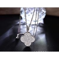 China Handmade Single Motif White Gold Van Cleef & Arpels Magic Alhambra Necklace for sale