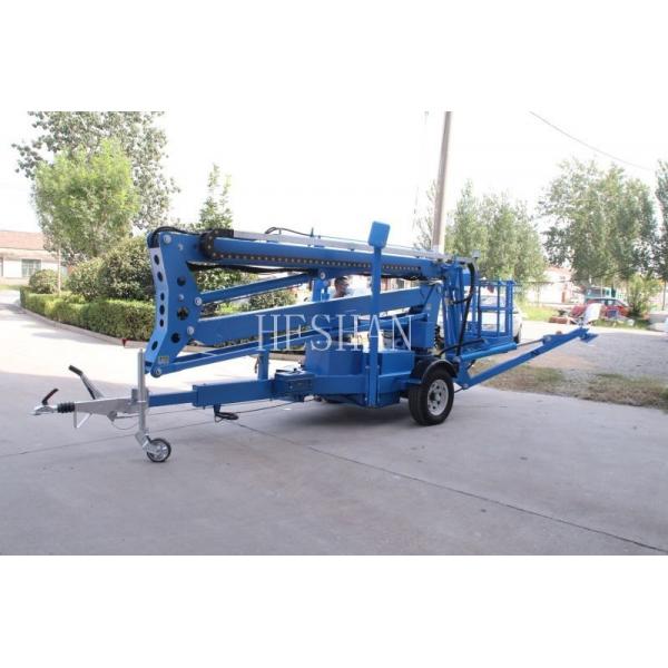 Quality Aerial Work Towable Articulating Boom Lift Hydraulic Trailer Mounted Boom Lift for sale
