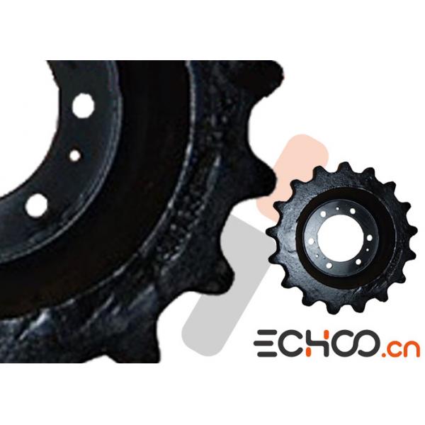 Quality Bobcat T300 Roller Chain Idler Sprocket With 6 Hole 17 Tooth High Strength for sale