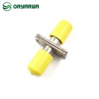 China Dust Cap ST Fibre Optic Adapter Multimode Singlemode For FTTH Outlets factory