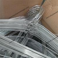 China Strong Diameter Galvanized Wire Hanger  16inch For Launderettes And Dry Cleaners factory