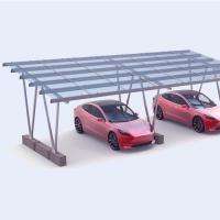 Quality Residential Carport Solar Systems Aluminum Alloy PV Panel Support System 130mph for sale