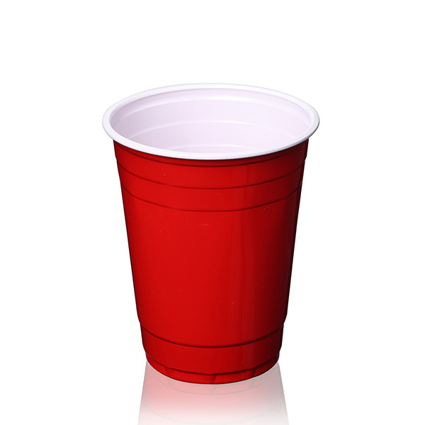Quality 16 Ounce Plastic Red Cup 450ml Disposable Non Toxic for sale