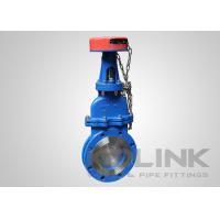 Quality Bonneted Pneumatic Knife Gate Valve Flanged , Cast Or Fabricated Body , Chain for sale