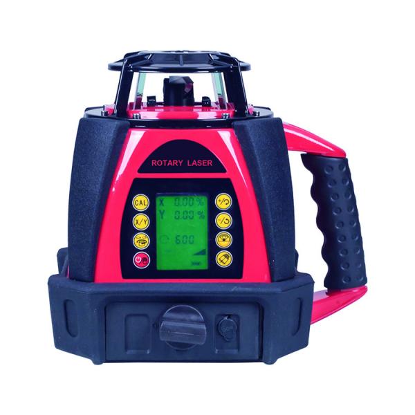 Quality Rotary Self-Leveling LCD Screen Red Beam Line Rotary Laser Level Hand Tools Box for sale