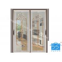 China Bevel Clear Sliding French Patio Doors , Safety French Glass Sliding Patio Doors for sale