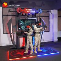 China Virtual Reality Simulator Shopping Mall Multiplayer Gatling VR Shooting Simulator 9d Game Machine factory