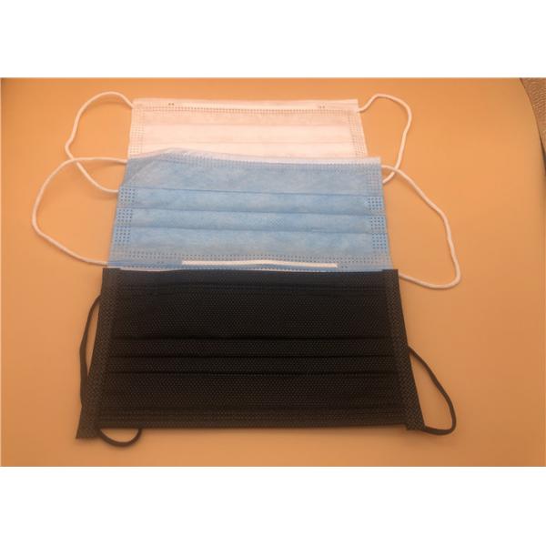 Quality 3 Ply Disposable Medical Mask Earloop Wearing Non Woven Fabric Skin Friendly for sale