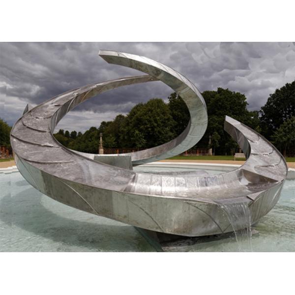 Quality Large Decorative Stainless Steel Pool Water Features / Artistic Water Fountains for sale