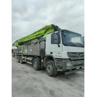 Quality Second Hand Used Benz 56m Zoomlion Concrete Pump Truck 1370mm Feeding Height for sale