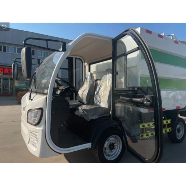 Quality 4m³ Mini Garbage Trash Dust Collecting Electric Dump Cleaning Truck Fire for sale