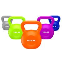 Quality Low Noise Fitness Kettlebells 5KG 10KG 15KG 20KG Kettlebell Set With Soft Grip for sale