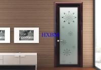 China Pressure Resistant Internal Glazed Doors , Townhouses Interior Doors With Glass factory