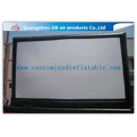 China Giant Outdoor Inflatable Movie Screen Rental , Portable Inflatable Projection Screen for sale