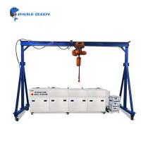 China Ultrasonic Cleaning Machine With Crane For Engine Block Parts Diesel Injectors Nozzles factory