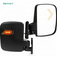 Quality Fully Adjustable Golf Cart Side Mirrors With Turn Signal Lights 2 Pounds Weight for sale