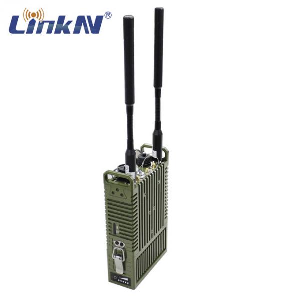 Quality Tactical Video Data Radio IP MESH MANET 4W MIMO 4G GPS/BD PPT WiFi AES for sale