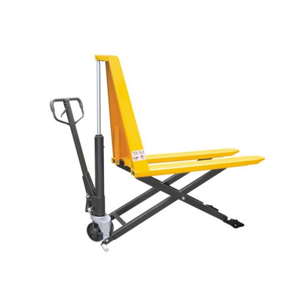 Quality Scissor Lift Hand Pallet Truck With Extra Long Front Legs 1670mm​​ ​Turning Radius for sale
