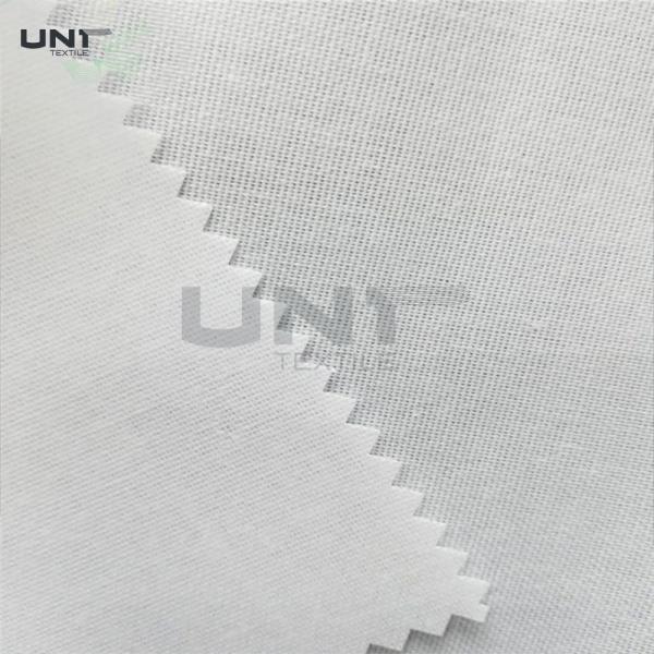Quality Custom Cotton Shirt Interlining Fusible Fabric Tearable for sale