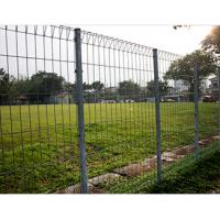 China Galvanized Roll-Top Welded Wire Mesh Metal Security Fence  BRC welded mesh fencing panels factory