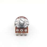 China Manufacturer Of Rotary Potentiometers 24mm Metal Shaft Rotary Potentiometer, Single Solder, P.C.B. Terminals factory